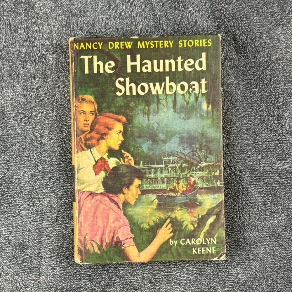 Nancy Drew The Haunted Showboat Carolyn Keene Grosset & Dunlap Vintage Hardcover